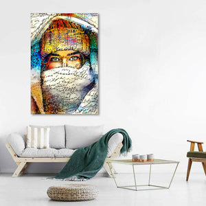Woman Portrait Art - Modern Art on Canvas